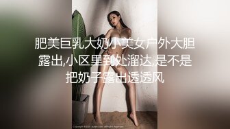 肥美巨乳大奶小美女户外大胆露出,小区里到处溜达,是不是把奶子露出透透风