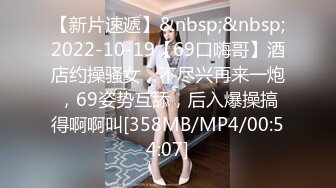 【新片速遞】&nbsp;&nbsp;2022-10-19【69口嗨哥】酒店约操骚女，不尽兴再来一炮，69姿势互舔，后入爆操搞得啊啊叫[358MB/MP4/00:54:07]