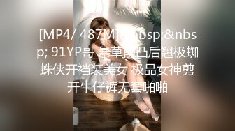 [MP4/ 487M]&nbsp;&nbsp; 91YP哥 暴草前凸后翘极蜘蛛侠开裆装美女 极品女神剪开牛仔裤无套啪啪